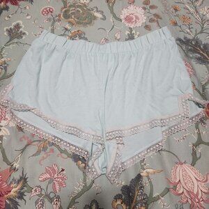 Victoria's Secret Sleep Shorts Mint Green Shade Size Small